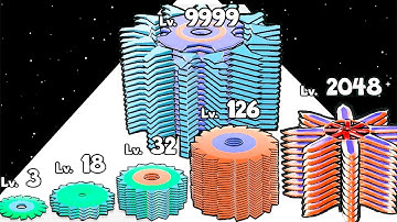 Grinder Run 3D - Level Up Run Max level Gameplay