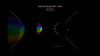 Hyperbola Ray Fan 1600 #shorts
