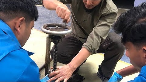 TAKISAWA Lathe Machine Tailstock Repair