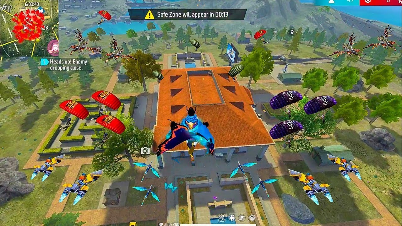 ⚡ Full Squad Wipeout in BR Rank Match 🔥 | Warzone Yoddha | Free Fire Max