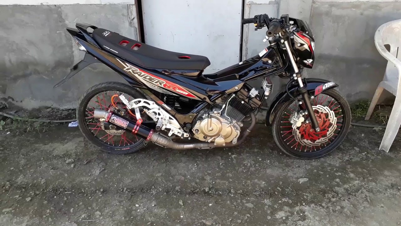 Vmax exhaust for Raider 150. All stock!!! YouTube