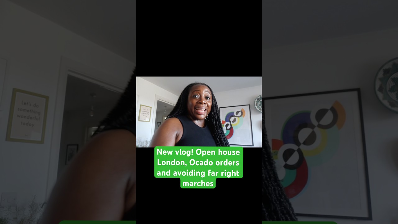 Новый видеоблог! День открытых дверей в Лондоне, заказы Ocado и предотвращение маршей ультраправы...