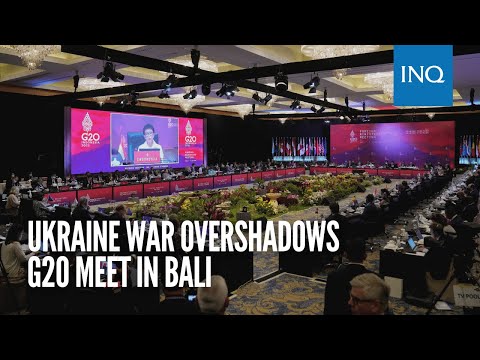 Ukraine war overshadows G20 meet in Bali