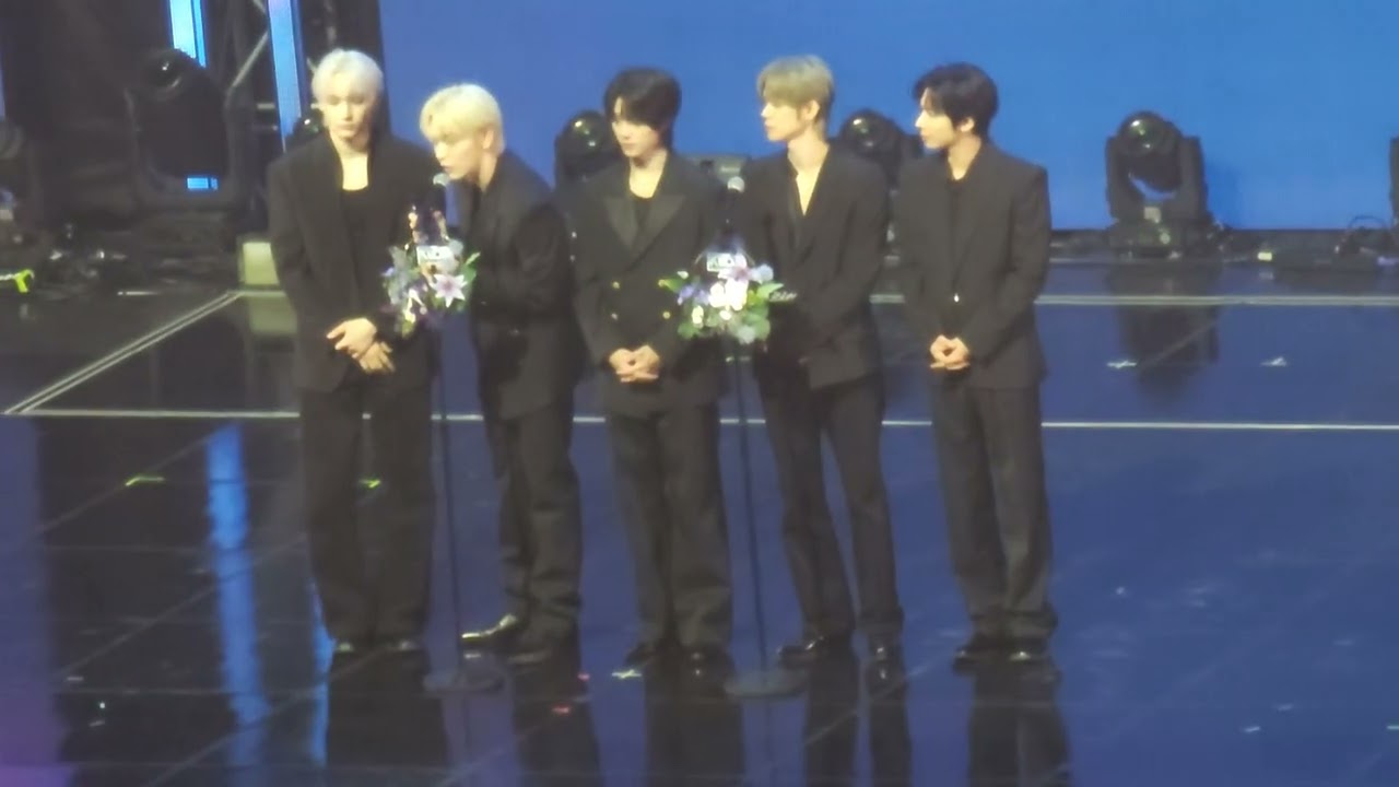 250821 투바투 TXT 수상소감 케이월드드림어워즈  2025KWDA 