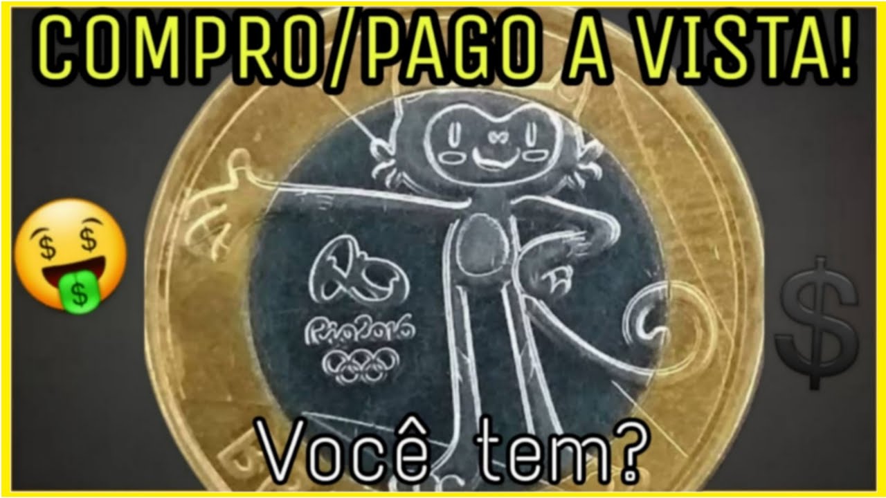 COMPRO MOEDA DE 1 REAL DOS MASCOTES DAS OLIMPÍADAS 
