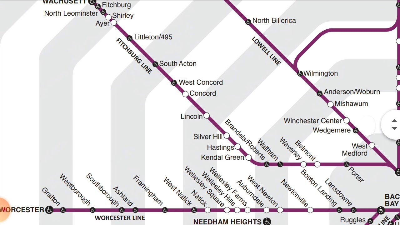 boston commuter rail trip planner
