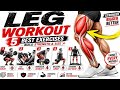  Best Leg Workout for Massive Legs | 5 Killer Exercises for Bigger Quads &amp; Glutes 💪🦵
