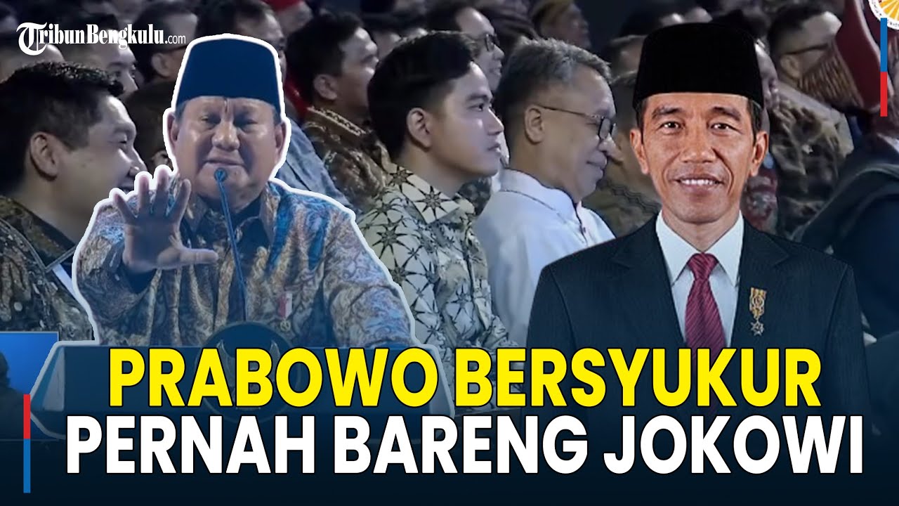 [Full] Pidato Prabowo di Perayaan Natal Nasional, Bersyukur 5 Tahun Berada Dalam Pemerintahan Jokowi