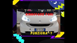 Lucidare fari auto FAI DA TE - FUNZIONA?