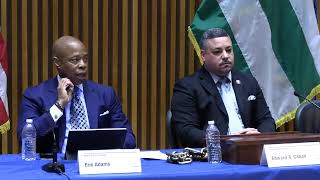 Watch as Commissioner Caban &  Mayor Adams for an update on last night's police activity.