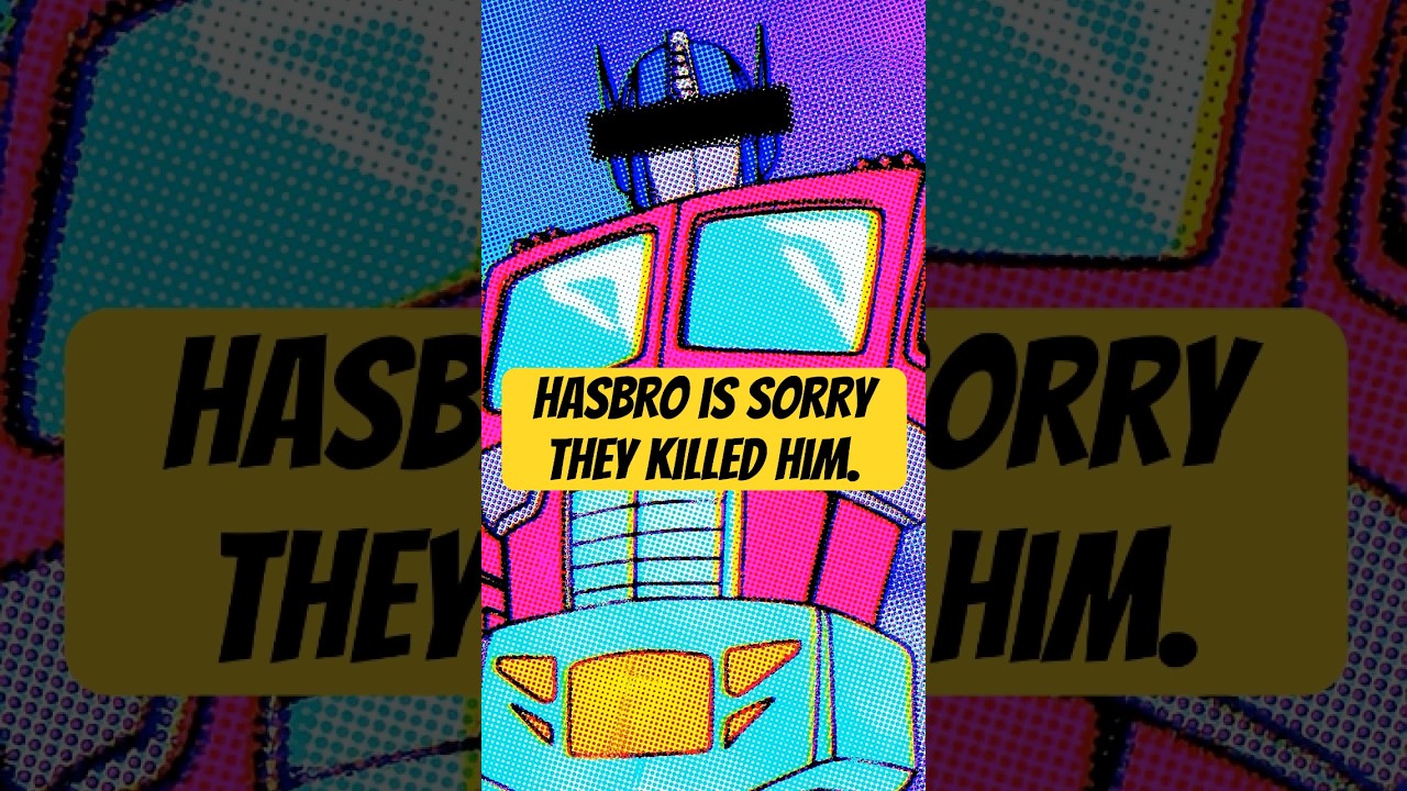 Hasbro APOLOGIZES for Optimus Prime's Death... 40 Years Later.