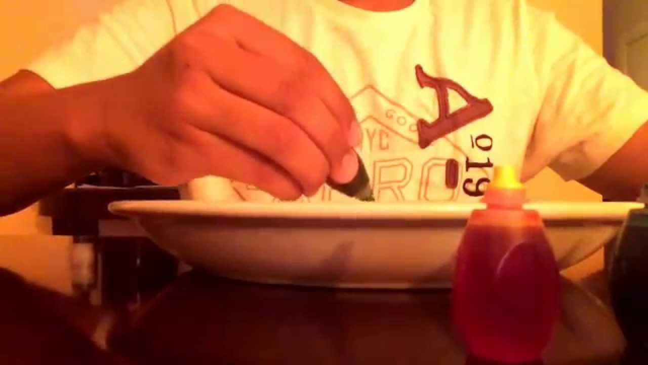 MAGIC MILK FOOD COLORING CHEMICAL REACTION FOR MS.SIZZLES CHEMISTRY