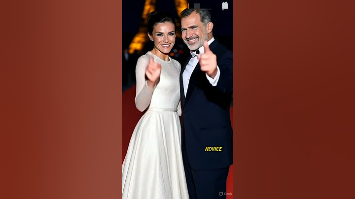 Queen Letizia and King Felipe on Red Carpet Eiffel tower #letizia #spanishroyalfamily #viral