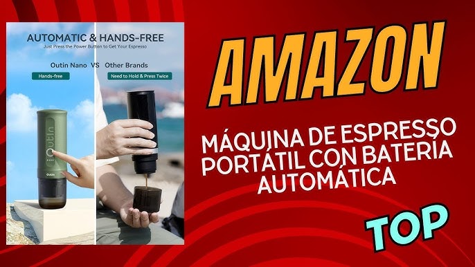 Outin Nano máquina de espresso portátil con batería automática compatible  con cápsulas NS 