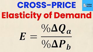 HOW TO Calculate the Cross-Price Elasticity of Demand | Economic Homework | Think Econ