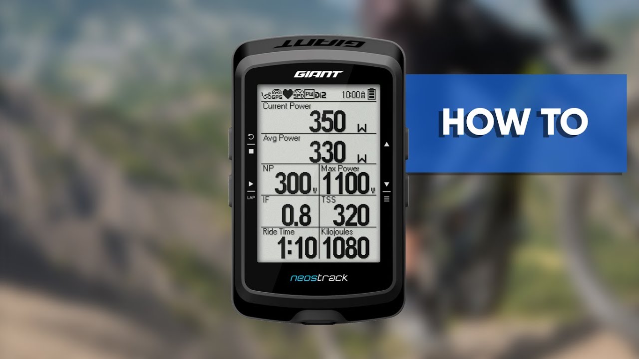 giant neos gps cycling computer