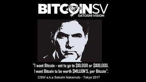 Craig Wright Tokyo 2017: " I want Bitcoin to be worth $millions!!! "