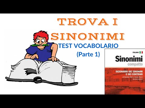 Test dei Sinonimi (ITA) - Dizionario Italiano e Parole