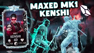 Mk Mobile. Fully Maxed Mk1 Kenshi Gameplay. This Guy Dominates