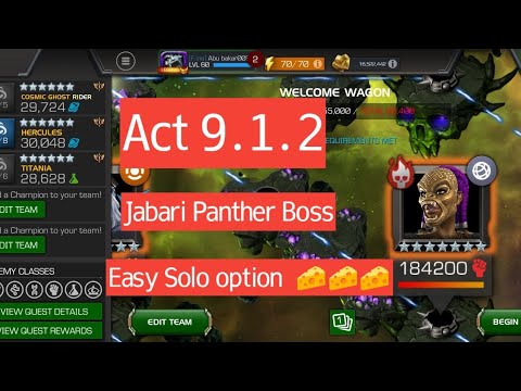 Act 9.1.2 Jabari Panther Boss easy solo Option, please subscribe