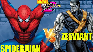 MvC2 Mvci Umvc3 SpiderJuan vs Zeeviant (Low Mid Tiers) pt 2