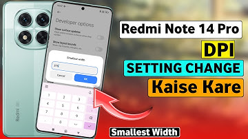 Redmi Note 14 Pro 5G DPI Setting Change kaise Kare |How To Change DPI Setting In Redmi Note14 pro 5G