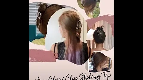 Tạo kiểu với các loại kẹp tóc hàn quốc