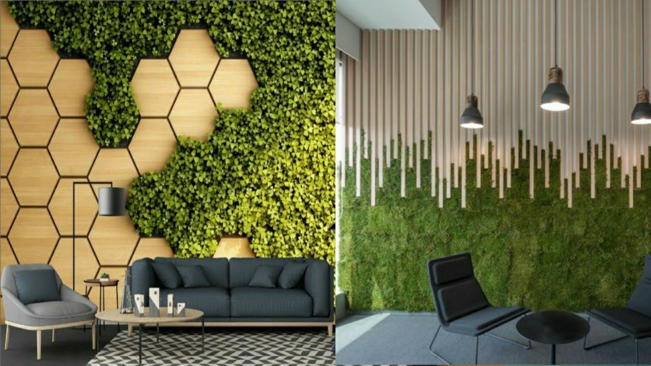 wall decor Modern Artificial Grass Design Ideas for Interior Wall Green Grass for Wall