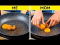 Me VS Mom || Simple Cooking Tricks That Will Save Your Time!