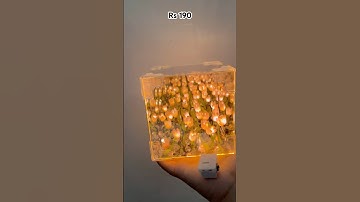 #trending #diy #unboxing Tulip Lamp DIY | I purchased this tulip lamp from Meesho #asmrsounds #yt