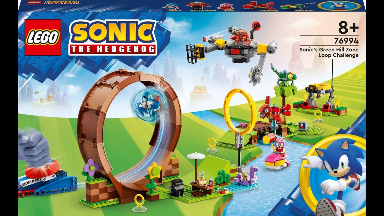 LEGO Sonic the Hedgehog 76994 Sonic's Green Hill Zone Loop Challenge Set