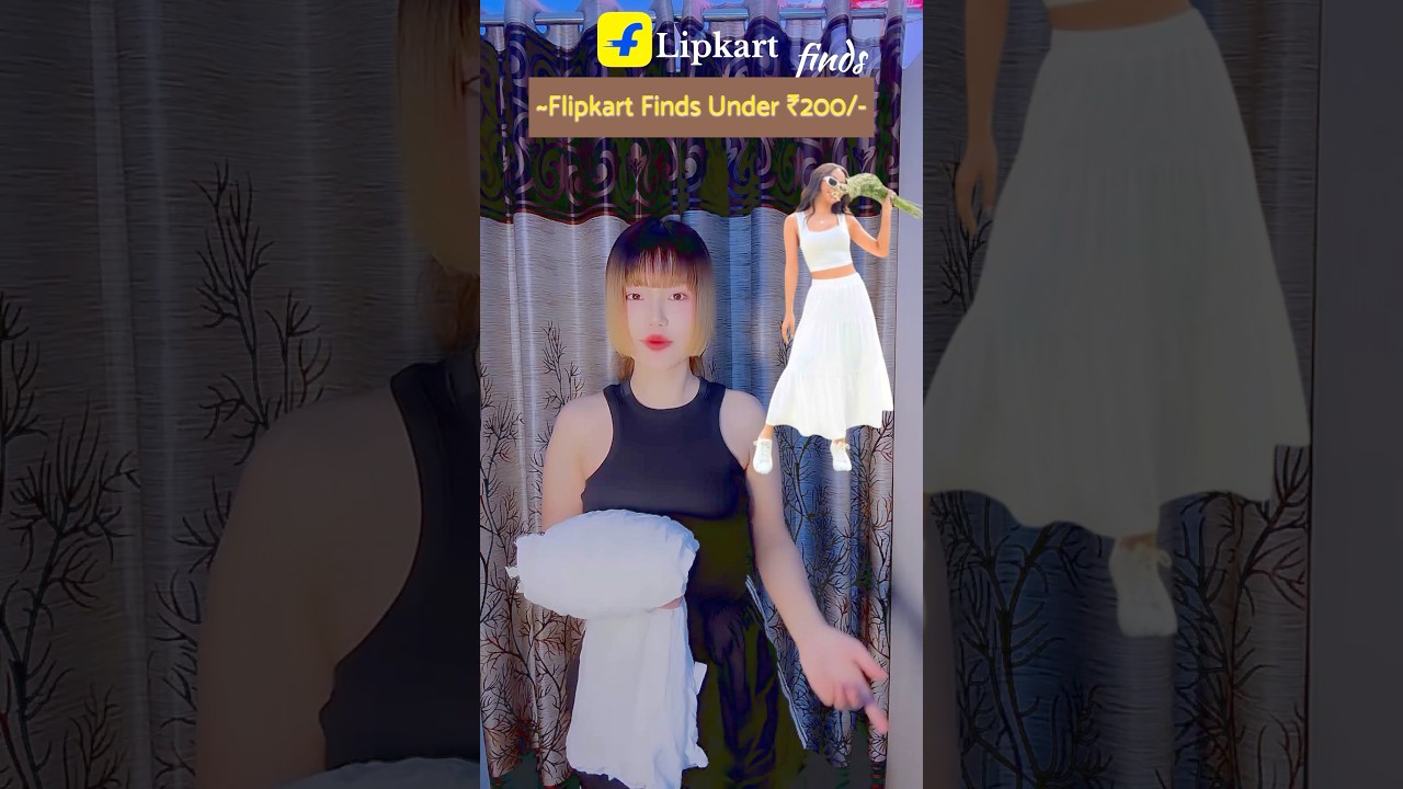 Flipkart Skirts Under ₹200 | Budget Fashion haul | Flipkart finds❤️