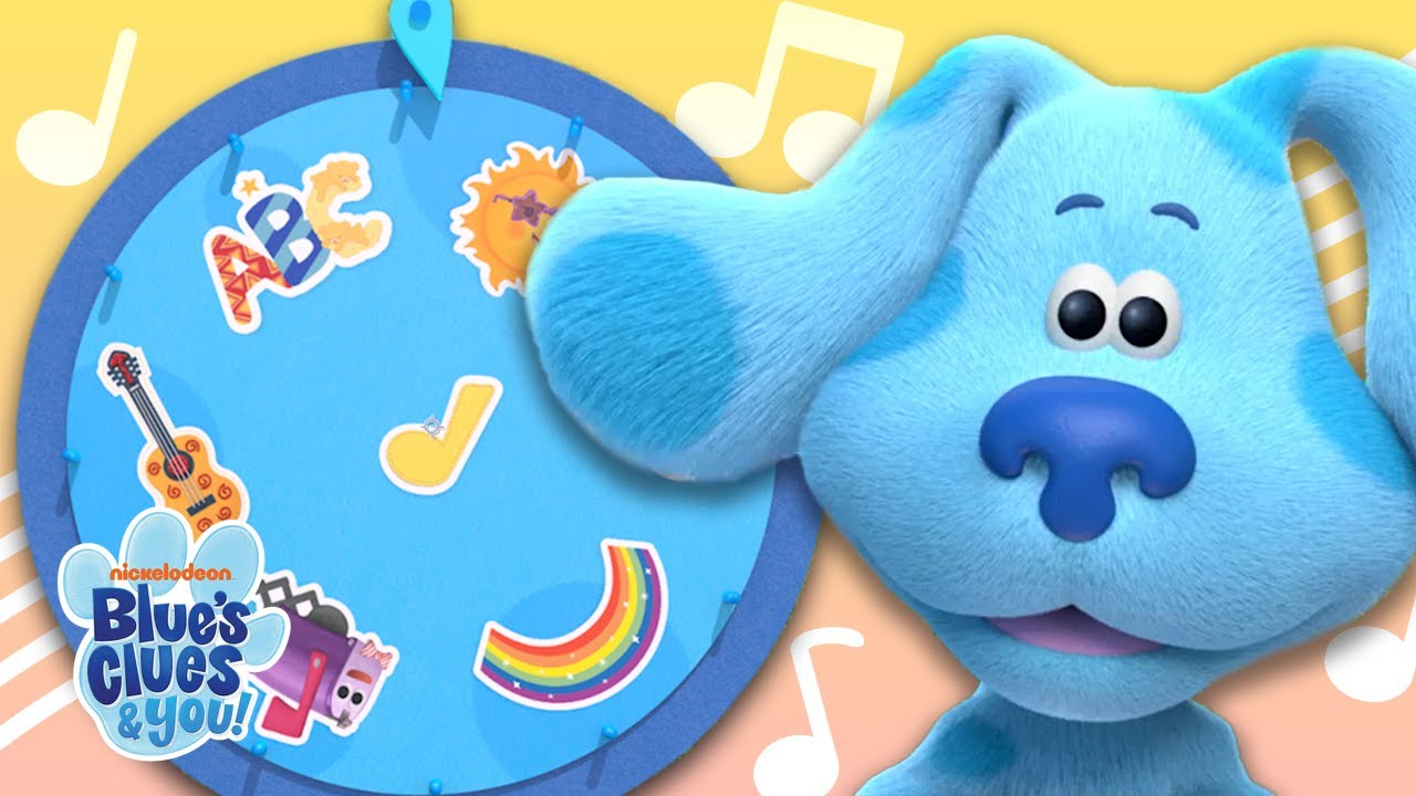 Spin Blue's Wheel of Music 4 🎵 ft. Rainbow & ABC Song! Blue's Clues