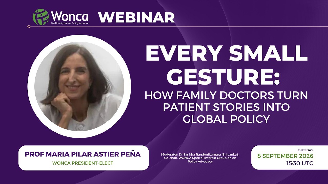 Thumbnail for Every Small Gesture: Turning Patient Stories into Global Policy | Prof Maria Pilar Astier Peña