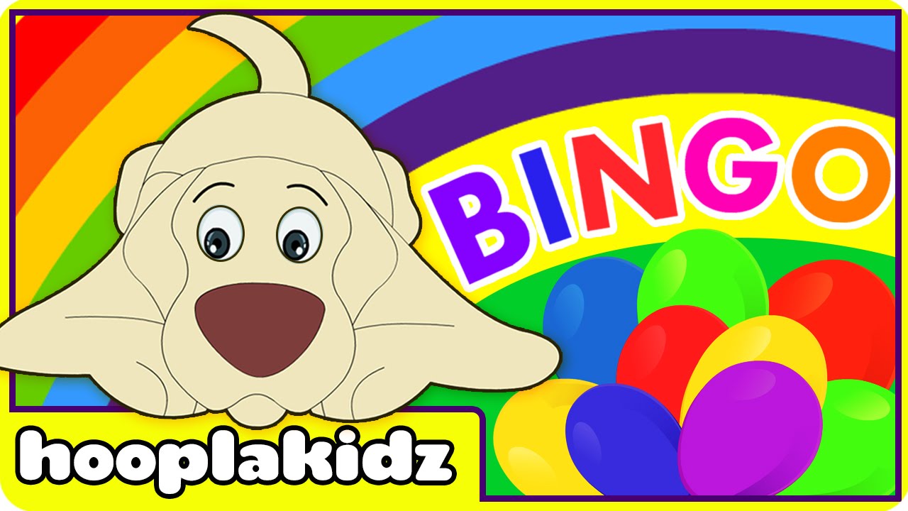 Nursery Rhyme Bingo Song HooplaKidz YouTube