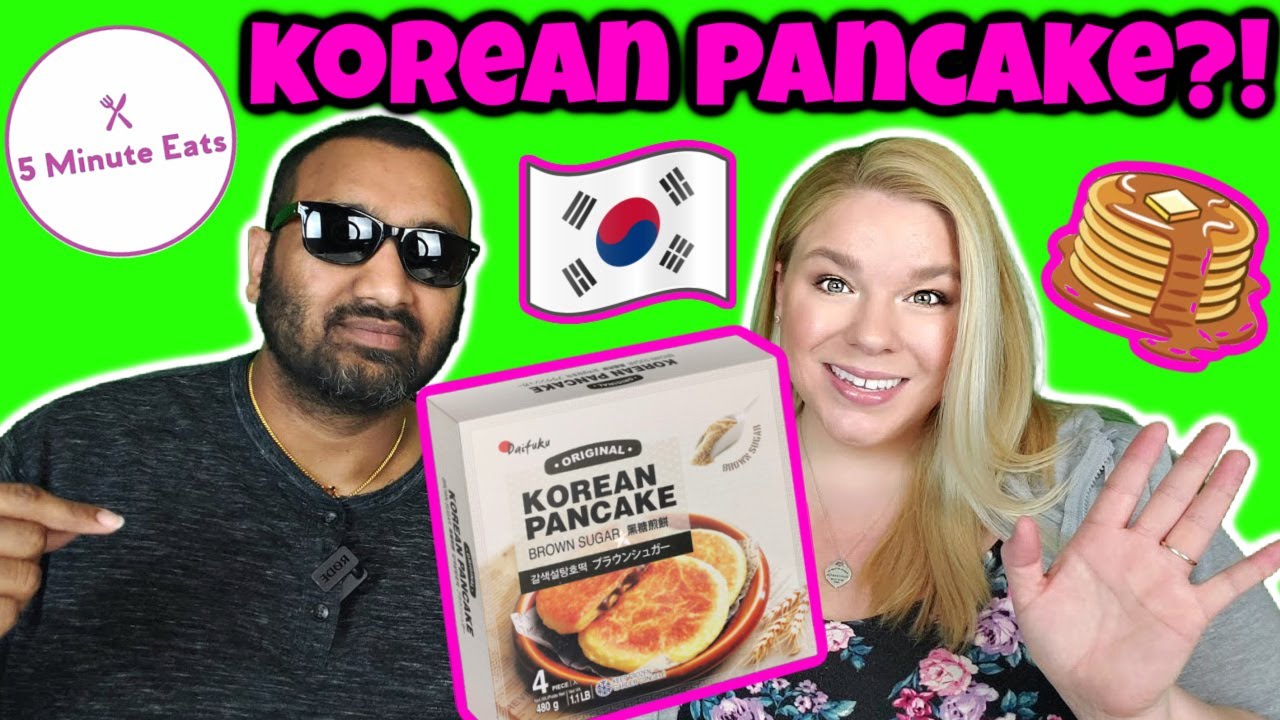 Daifuku Korean Pancake With Brown Sugar Review 다이후쿠 갈색설탕호떡 YouTube