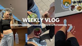 Marathon training, performance diagnostics, protein bar review & testing food spots