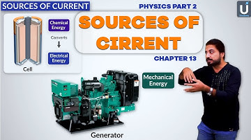 Sources of Current | Class 12 physics | Chapter no 13 | Ucademy