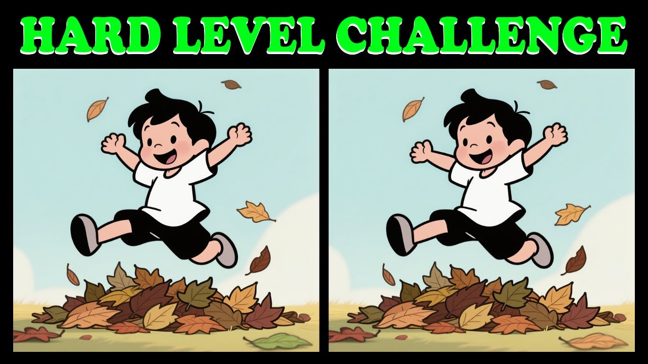 🧩 Spot the differences — find 3 visual changes hidden between two similar pictures 🔍