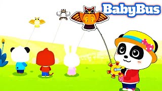 BabyBus Little Panda Makes a Beautiful Kite, Kids Animation screenshot 3