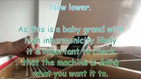 Tuning a new baby Kawai piano - shimming unisons, ghosting bass and unequal temperament