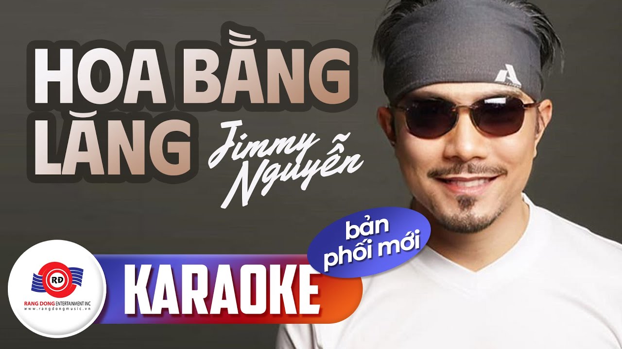 HOA BẰNG LĂNG (KARAOKE BẢN PHỐI MỚI) - JIMMY NGUYỄN || Tình ơi sao có câu đời lắm bể dâu