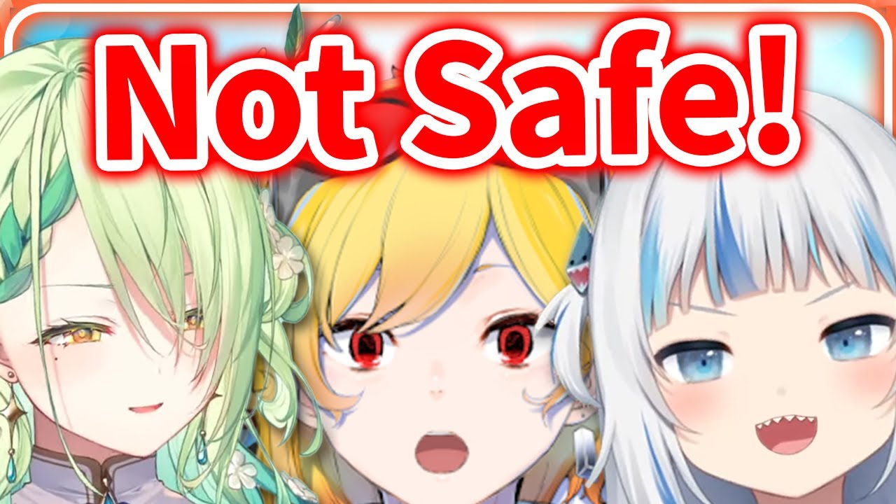 Gura and Fauna Scared Kaela Off 【HololiveEN】