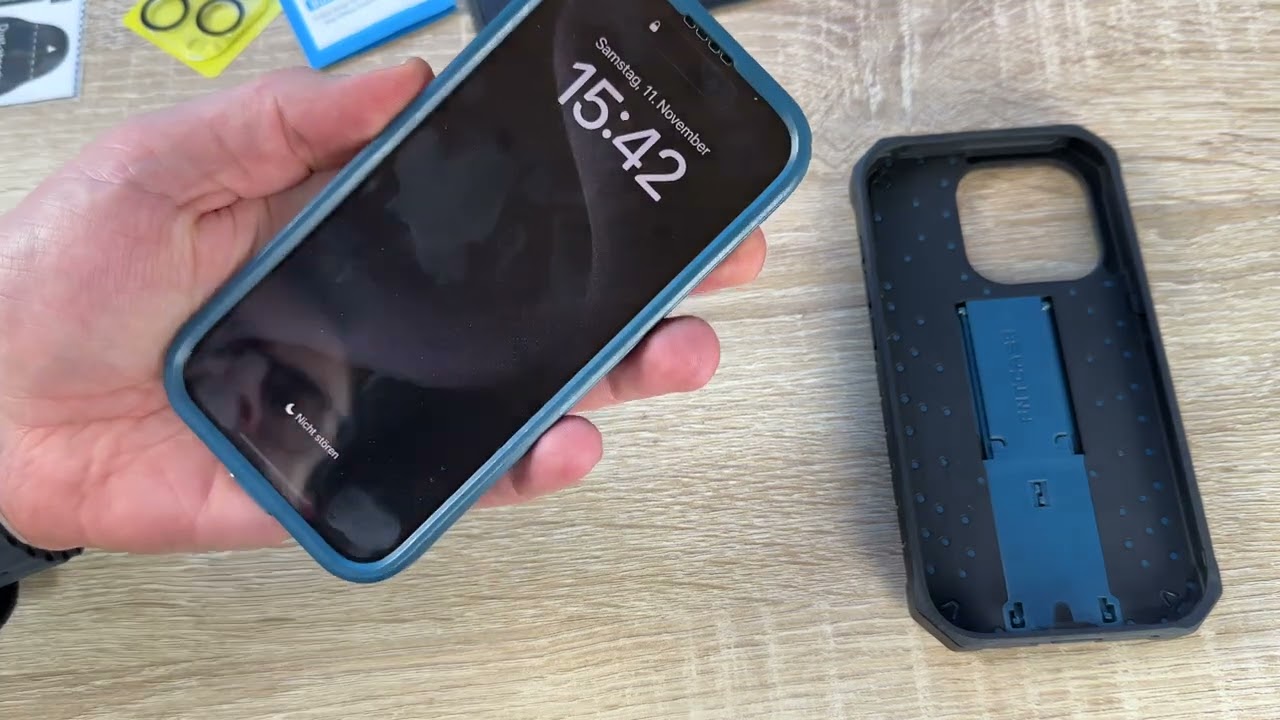 FNTCASE Custodia per iPhone 15 Pro: forte custodia magnetica sottile traslucida opaca | Protezione antiurto resistente alle cadute e anti- impronte digitali leggera sottile satinata