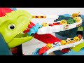 Satisfying Building Tracks☆Car&Marble Run ASMR Dinosaur Hill