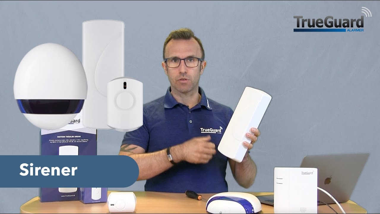 TrueGuard sirener til alarmsystem (BX-32F1, SR-18F1, SRAC-23F1)