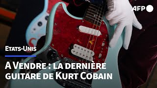 A vendre : la dernière guitare de Kurt Cobain | AFP