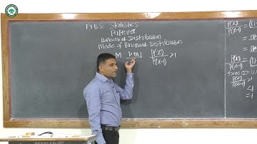 F.Y.B.Sc.(Statistics) || Topic: Binomial Distribution || By Prof. Khilare S.K.