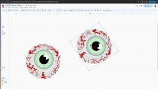 GOOGLE DRAWING ART PROJECT - SPOOKY EYEBALLS (PART 2)