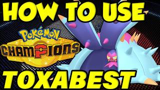 HOW TO USE TOXAPEX IN POKEMON CHAMPIONS! Toxapex Moveset Guide | Best Toxapex Builds